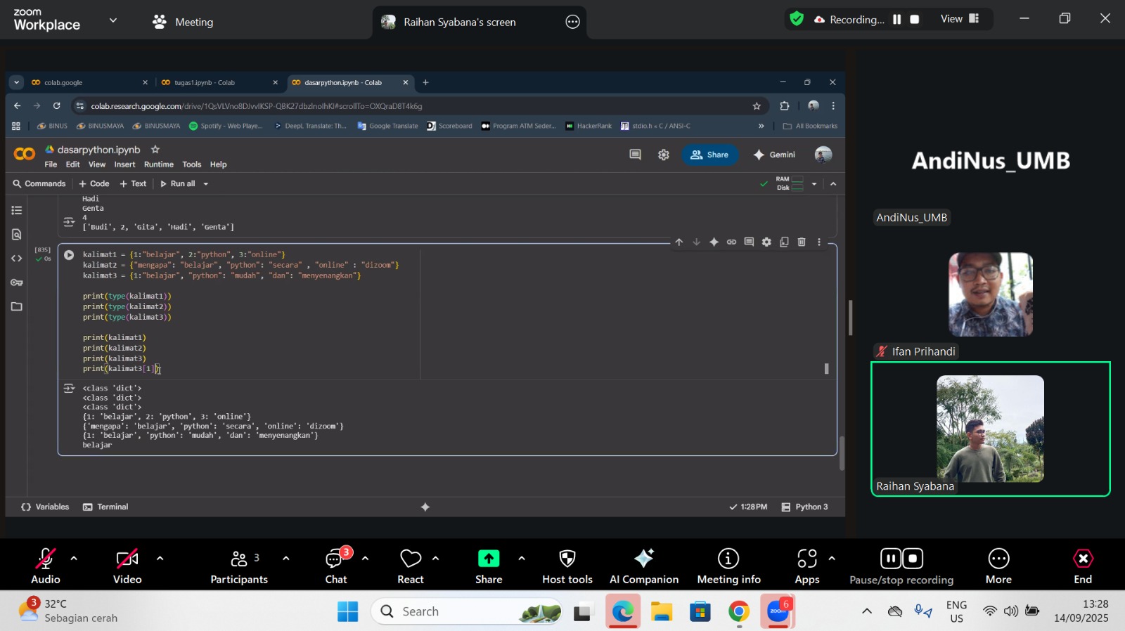 Pelatihan dan Sertifikasi BNSP Data Science 14-15 September 2025