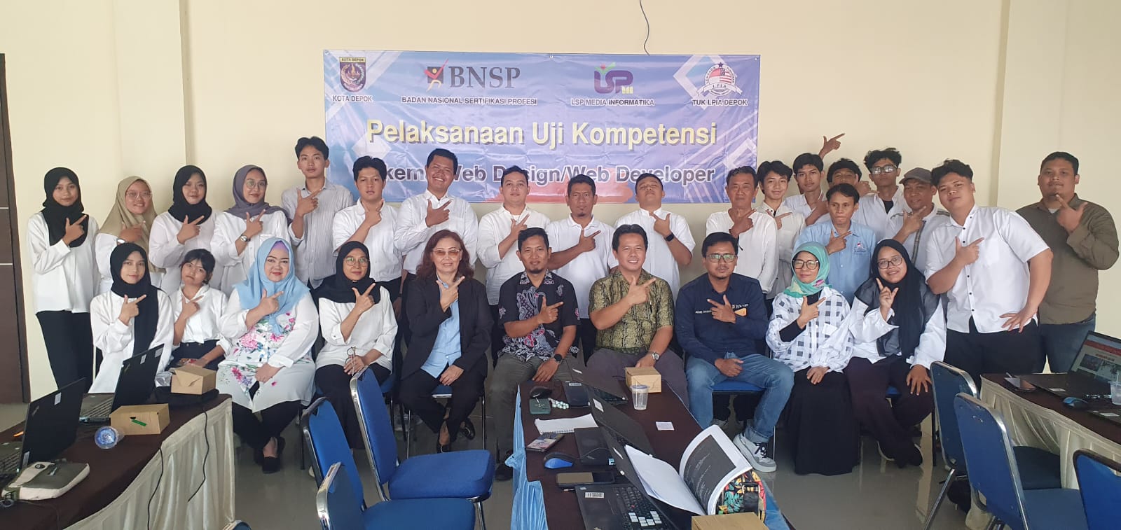 Uji Kompetensi BNSP 29 April 2025 – Junior Web Developer di Kelurahan Beji, Margonda, Depok