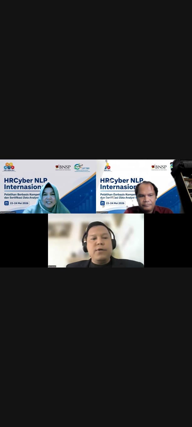 Tanpa Batas Ruang: LSP TIBD Sukses Gelar Sertifikasi Jarak Jauh (Online) Skema Data Analyst di TUK HRCyber NLP