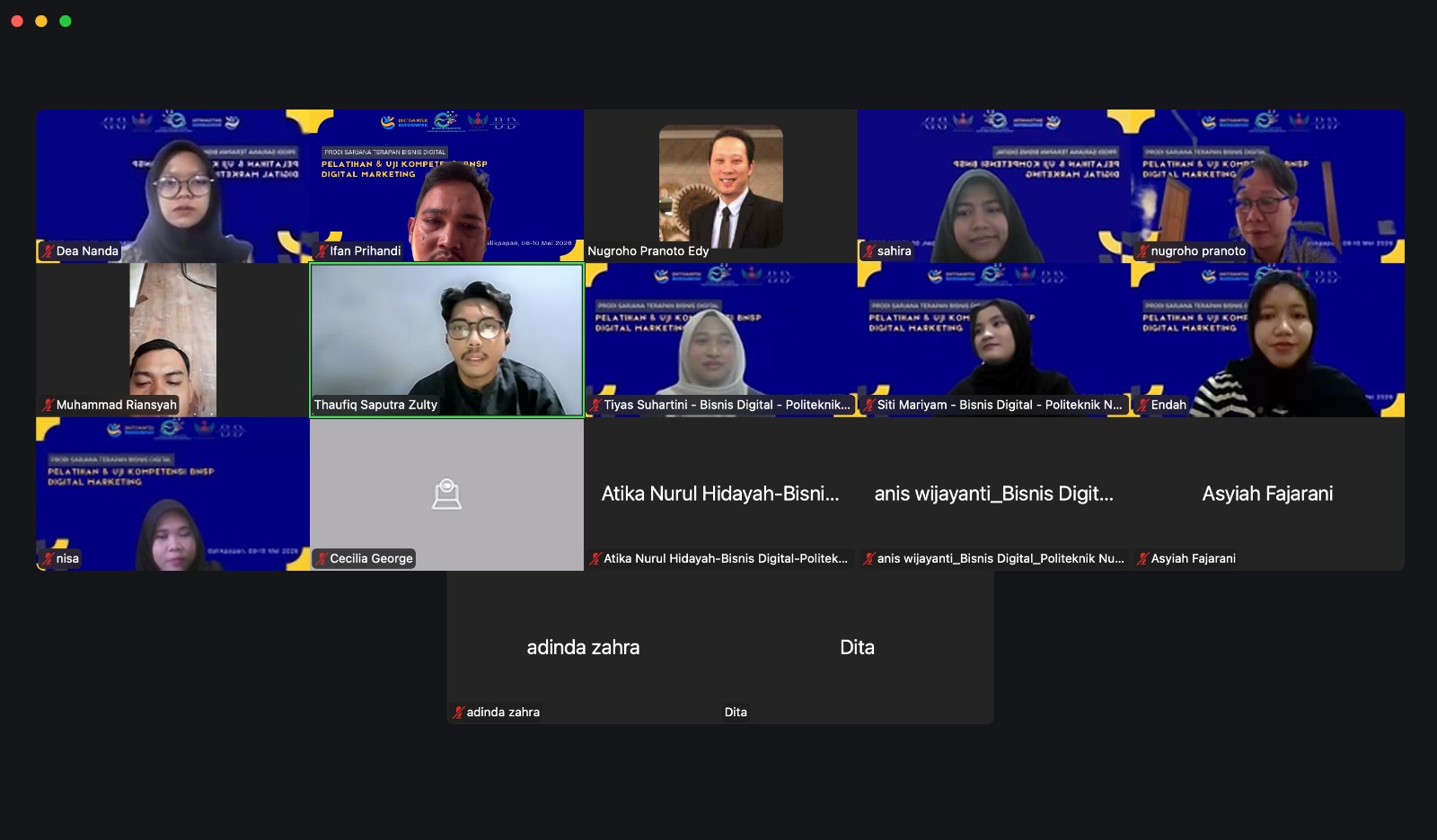 Akselerasi Kesiapan Kerja Era Digital: LSP TIBD Gelar Pelatihan dan Uji Kompetensi Online Skema Digital Marketing Bersama Politeknik Nusantara Balikpapan