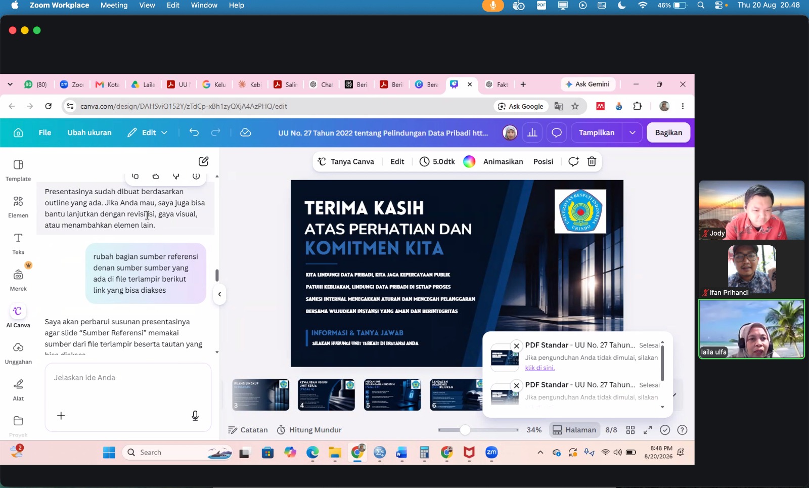 Dukung Transformasi Cerdas, Mobile Faculty Delegasikan Asesor Kompetensi dalam Inisiasi Pelatihan Integrasi AI Management