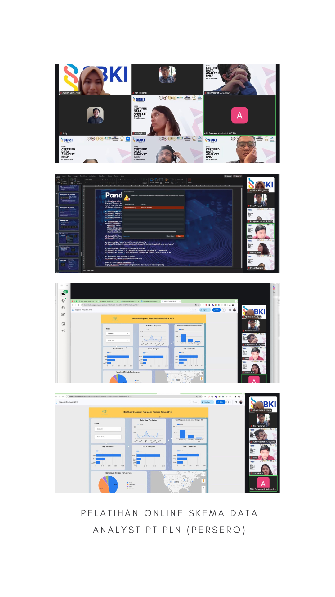 Pelatihan Online Skema Data Analyst PT PLN (Persero)