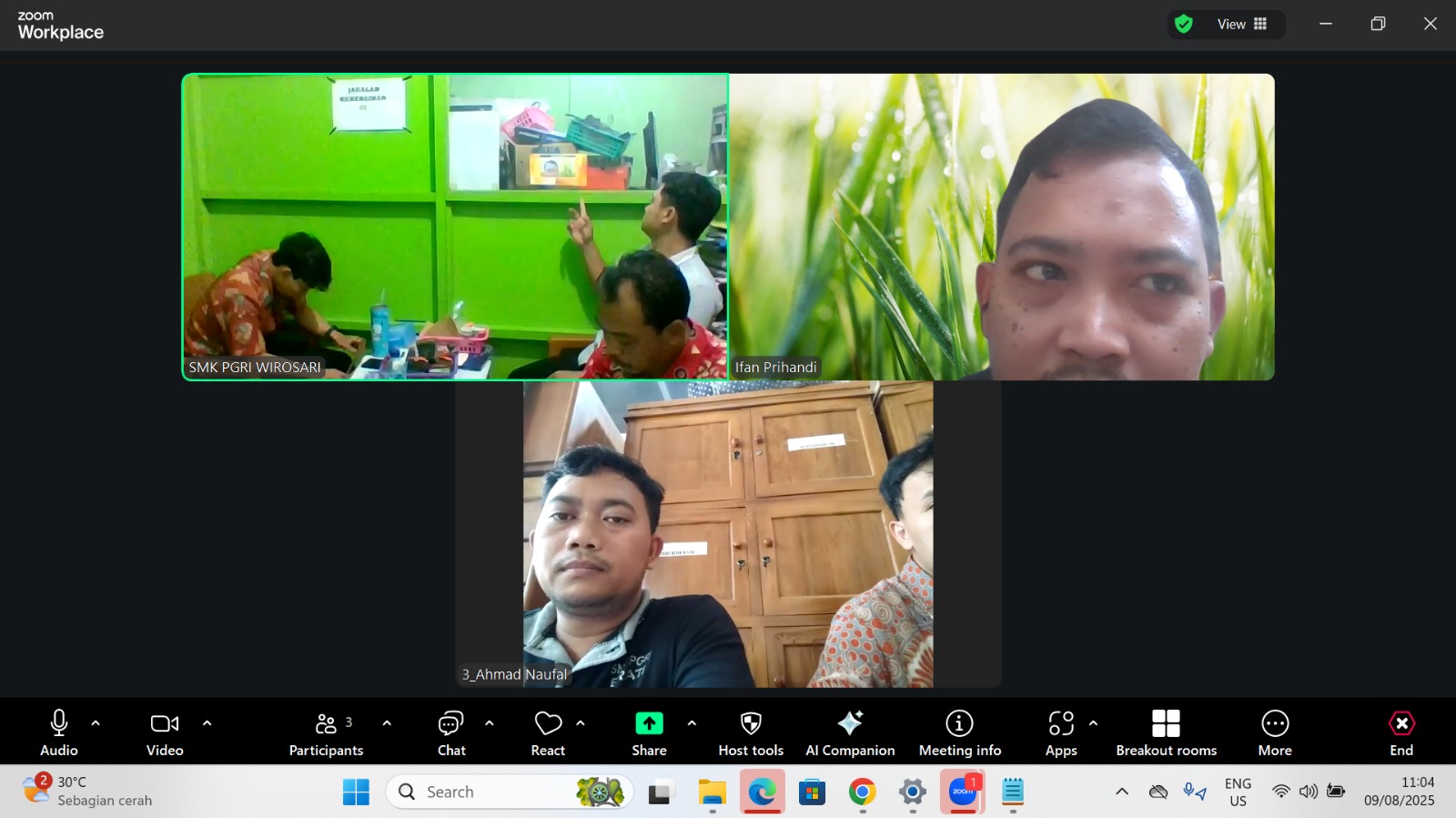 Petani Digital Kerja Sama Sertifikasi BNSP Network Administrator dengan SMK PGRI BRATI dan WIROSARI – 09 Agustus 2025