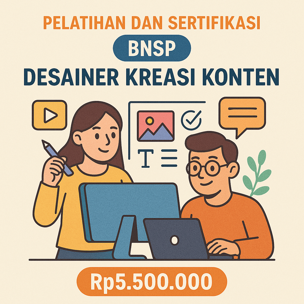 Program Pelatihan BNSP Desainer Konten Visual Junior