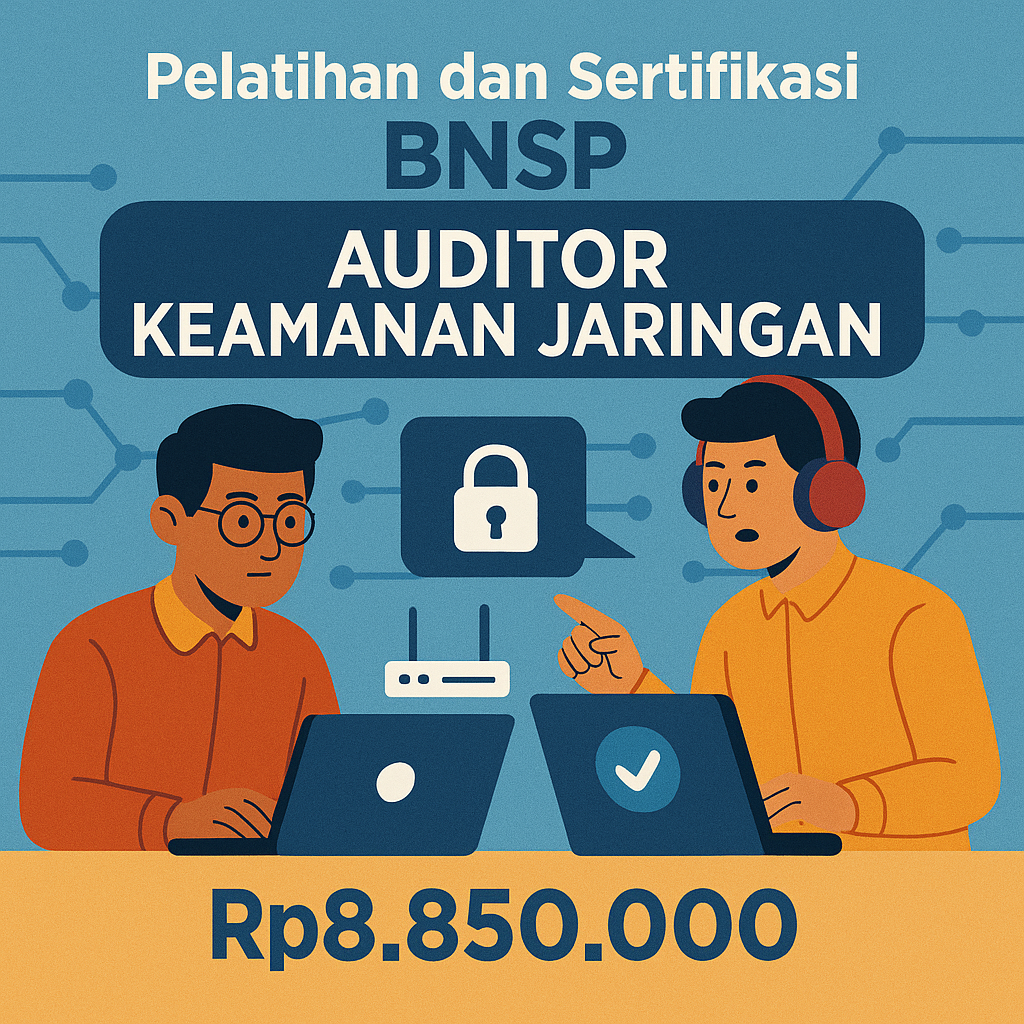 Pelatihan dan Sertifikasi Profesi BNSP Auditor Keamanan Jaringan