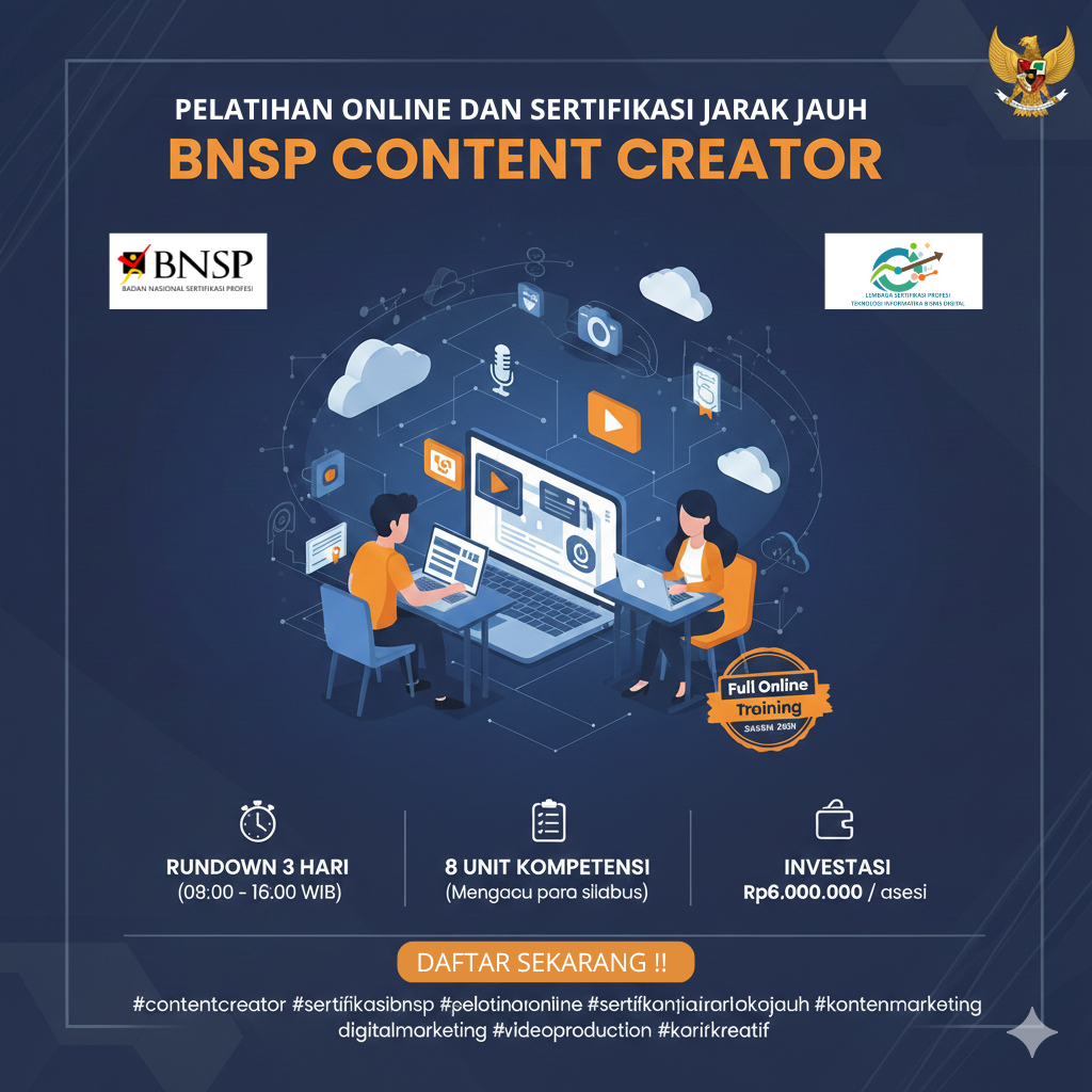 Level Up Content Creator: Dari Hobi Jadi Profesi Bersertifikat Negara