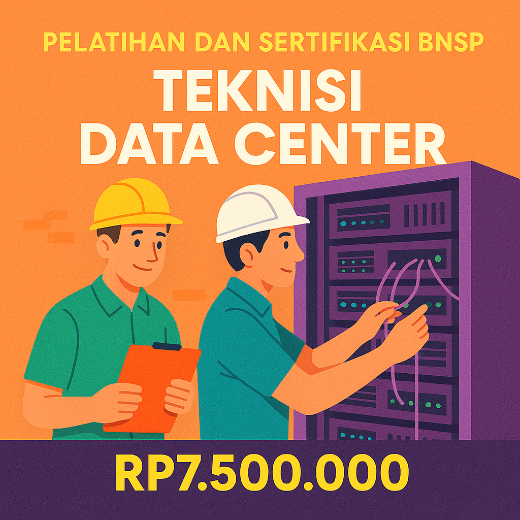 Pelatihan dan Sertifikasi BNSP – Teknisi Data Center