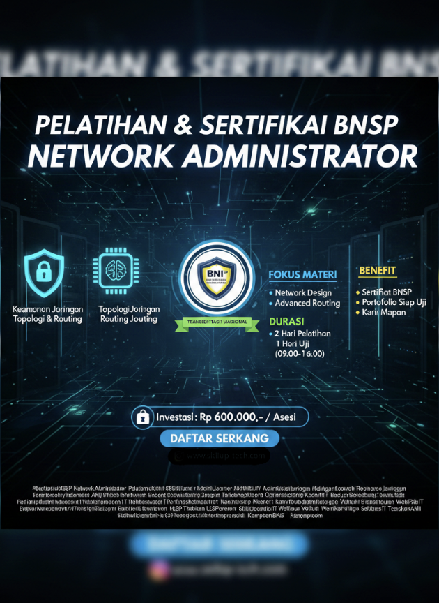 Network Defense & Administration: Program Sertifikasi Kompetensi BNSP