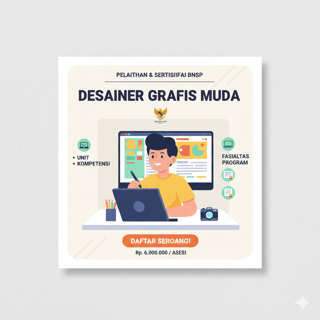 Pelatihan dan Sertifikasi BNSP: Desainer Grafis Muda
