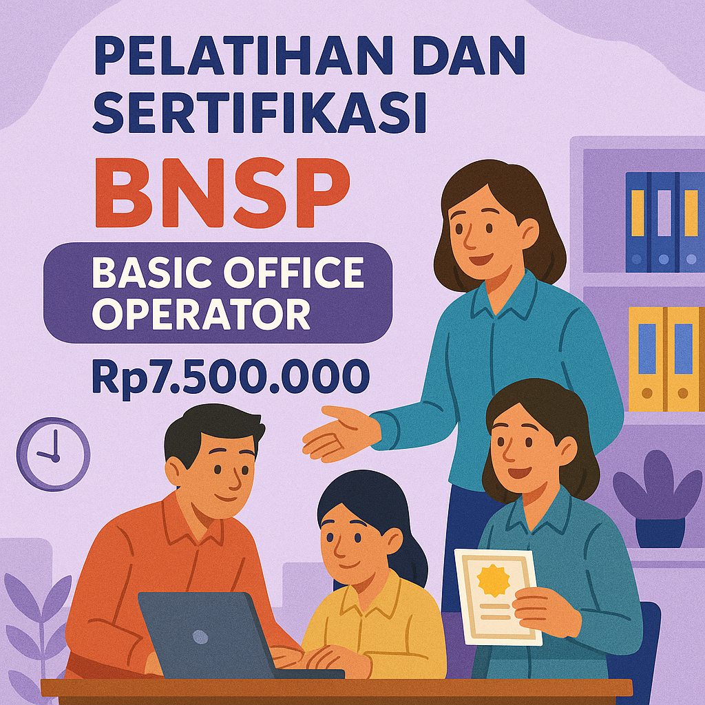 Sertifikasi Nasional BNSP Bidang Basic Office Operator