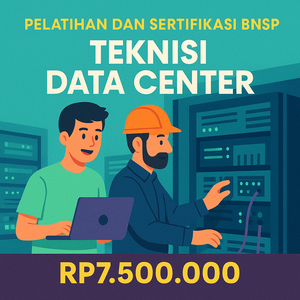 Pelatihan Profesi dan Uji Sertifikasi BNSP – Teknisi Data Center