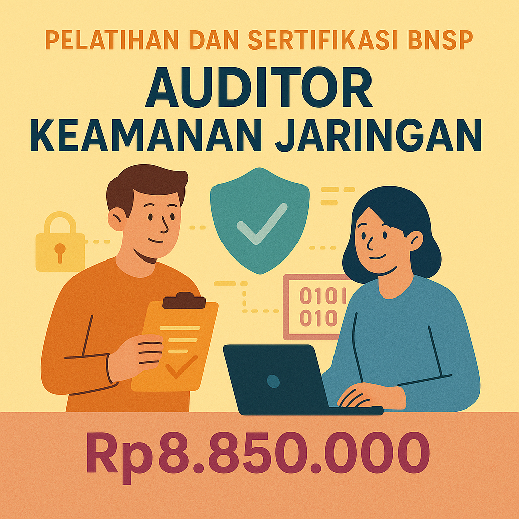 Pelatihan Kompetensi Sertifikasi BNSP Auditor Keamanan Jaringan