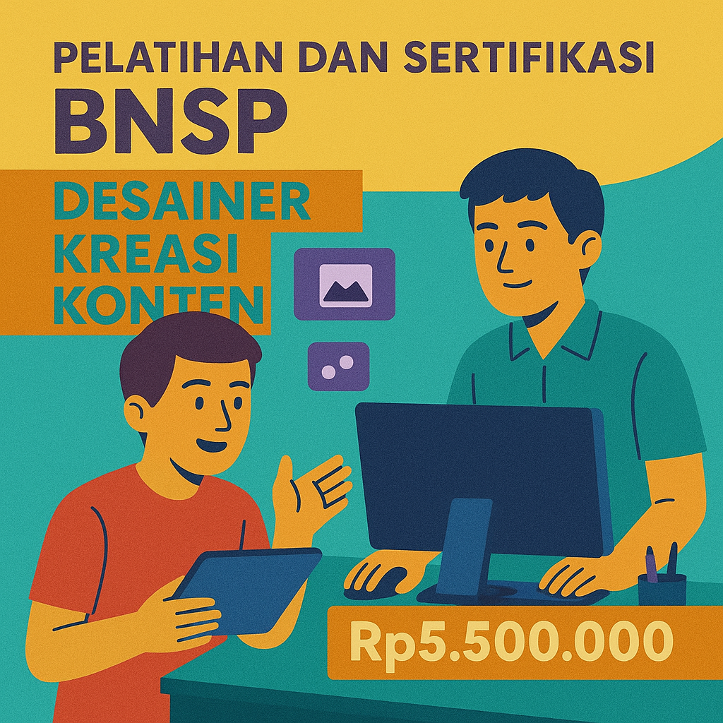 Sertifikasi Profesi BNSP Desainer Konten Visual Junior