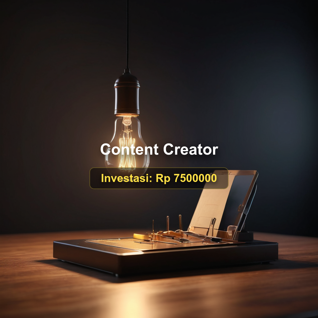 Pembentukan Kurikulum Content Creator Profesional - Harga Rp 7500000
