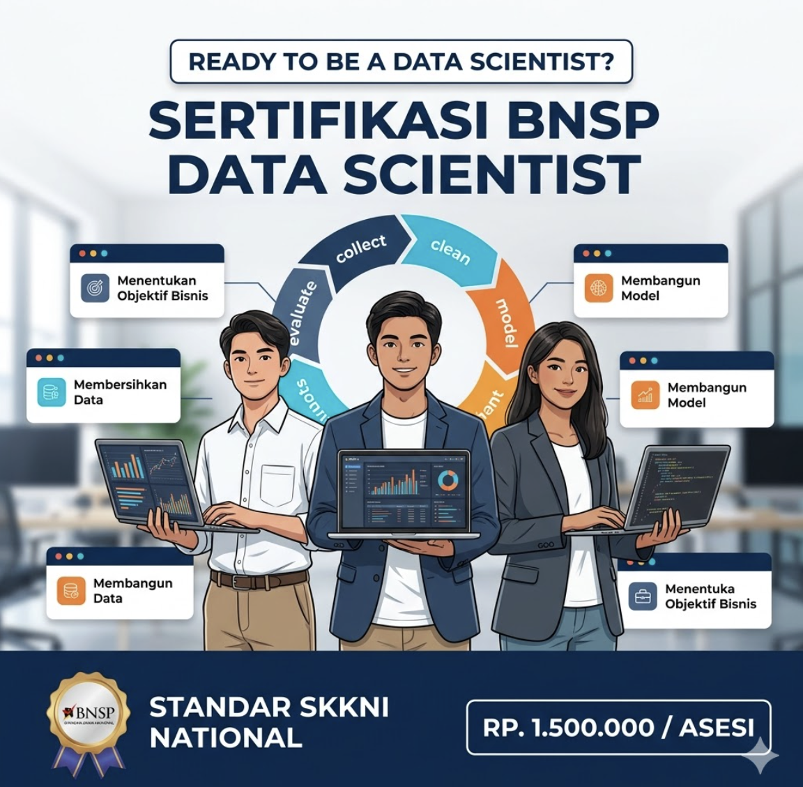 Buka Rahasia Data, Bangun Keahlian Masa Kini: Sertifikasi BNSP Data Scientist untuk Siswa & Mahasiswa