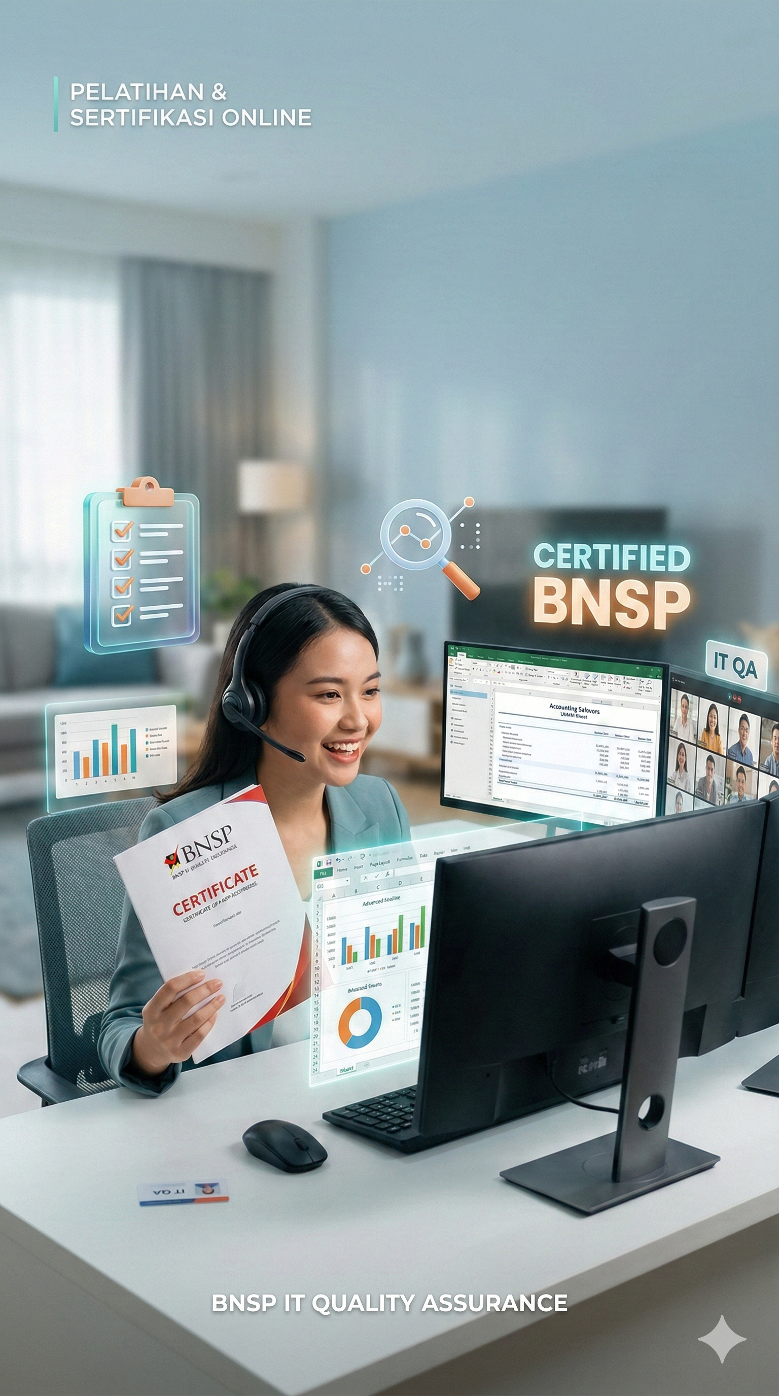 Bridge to Professionalism: Sertifikasi Online BNSP IT Quality Assurance