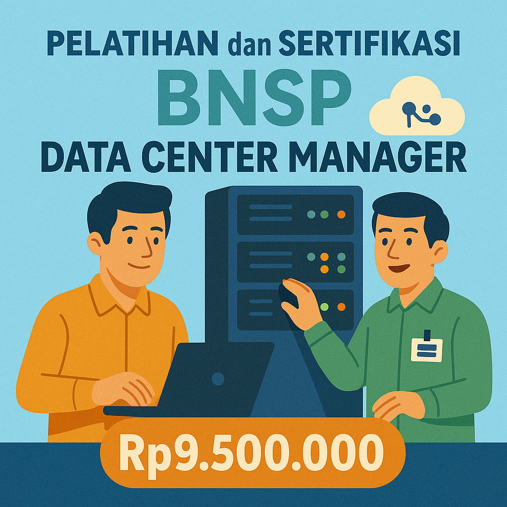 Pelatihan Ahli Manajemen Pusat Data Bersertifikat BNSP