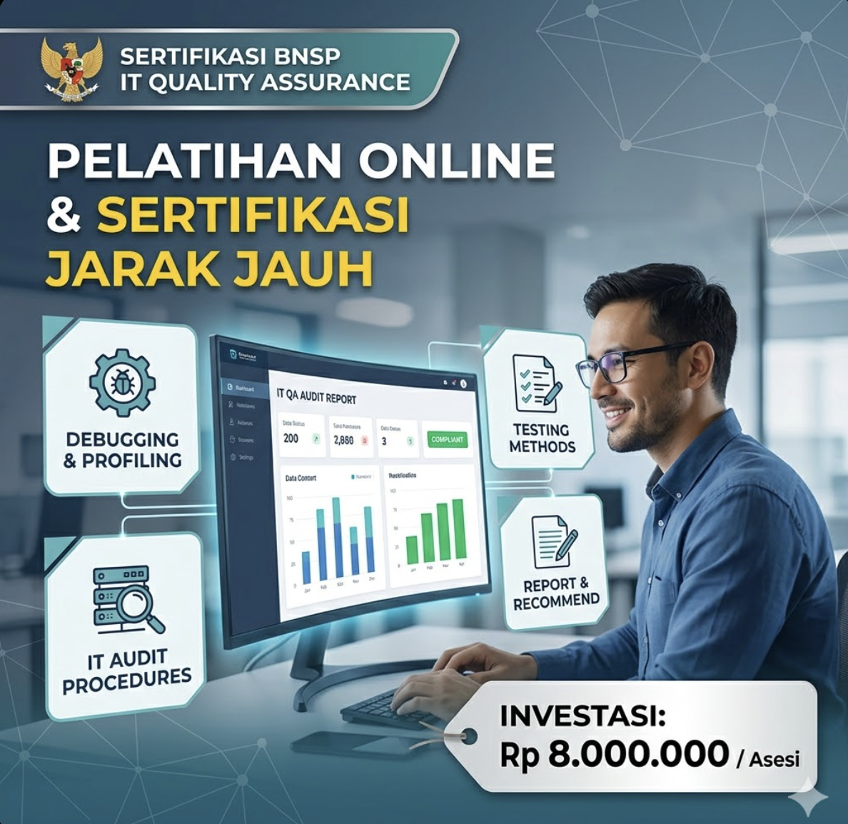 Standard Global, Sertifikasi Nasional: Menjadi Ahli IT QA Terakreditasi BNSP Secara Online