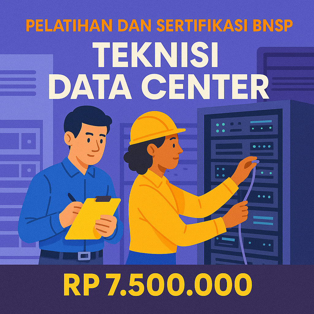 Program Resmi BNSP: Pelatihan dan Sertifikasi Teknisi Data Center