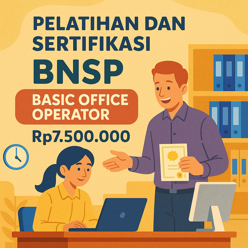Pelatihan Kompetensi BNSP untuk Basic Office Operator