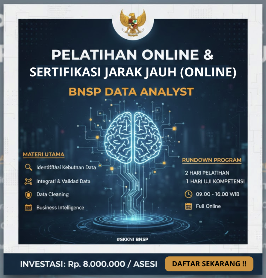 Career Booster: Transformasi Menjadi Data Analyst Profesional Bersertifikasi BNSP