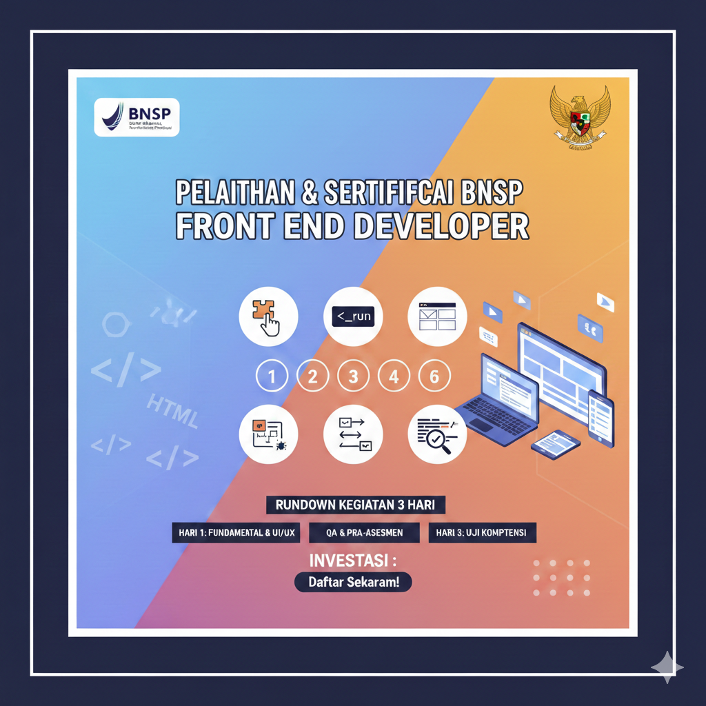 Professional Front End Developer: Validasi Kompetensi Standar Nasional