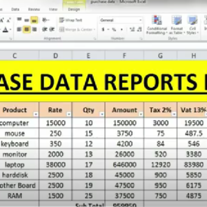 Microsoft Excel for Purchasing Professionals